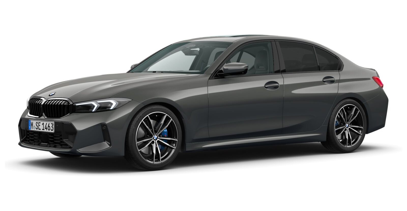 BMW BMW 3er in Grau von vorne