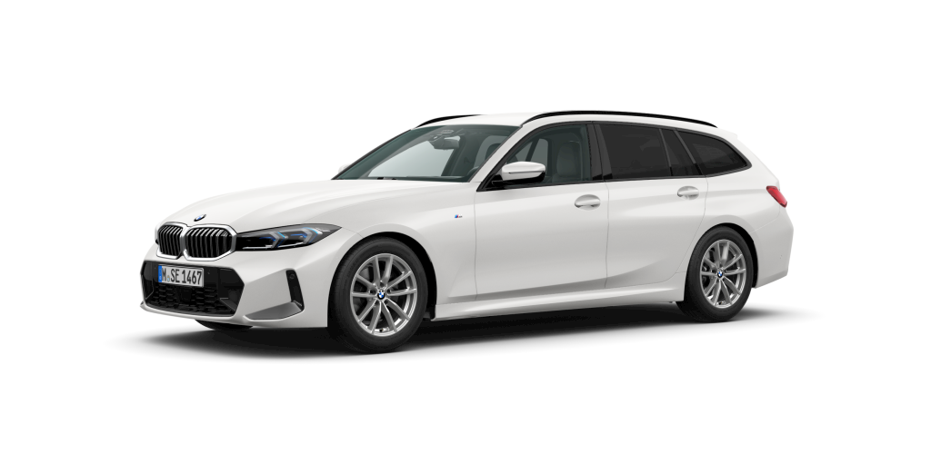BMW BMW 3er in Weiß von vorne BMW BMW 3er in Weiß von vorne