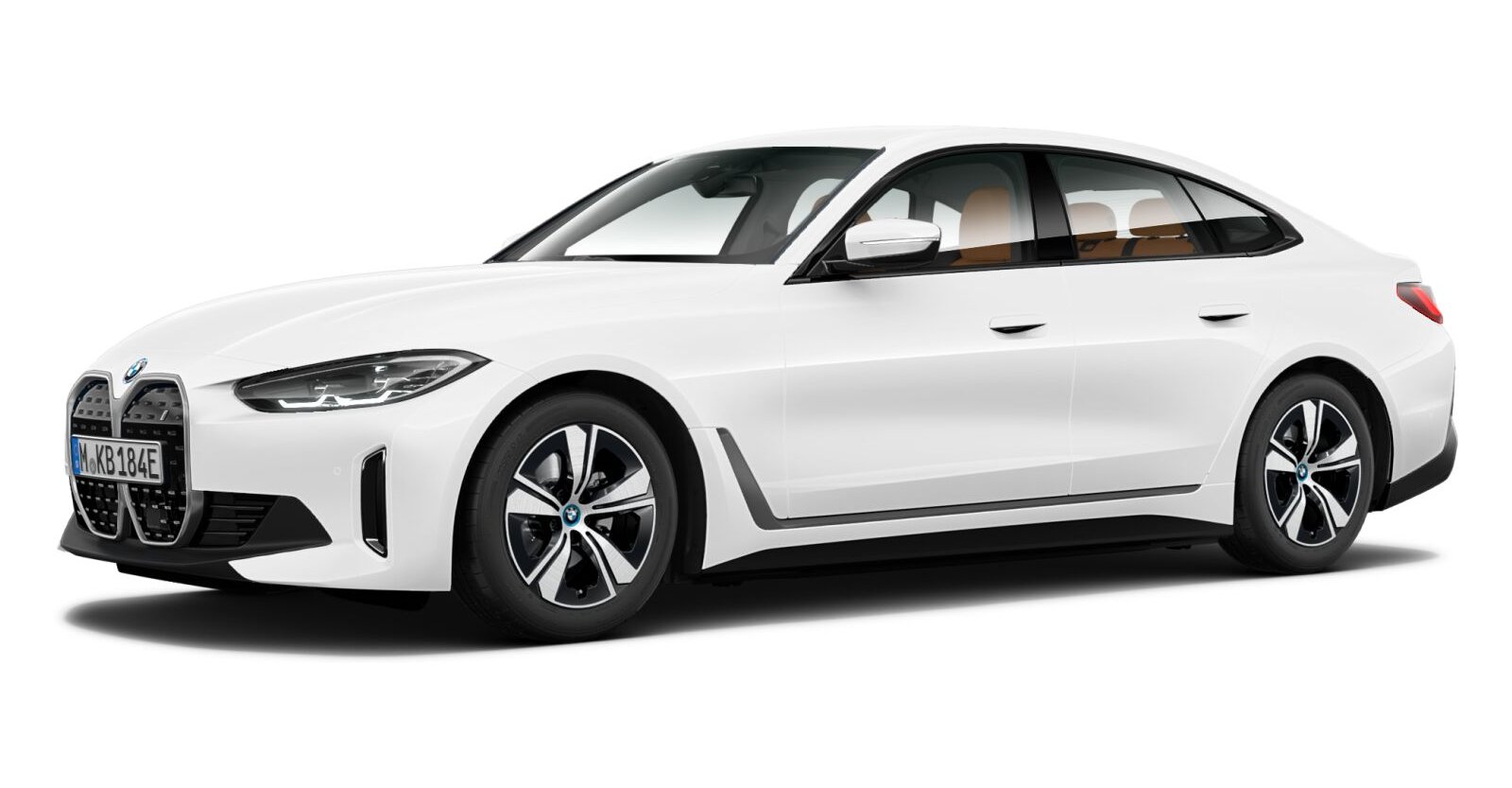 BMW BMW I in Weiß von vorne BMW BMW I in Weiß von vorne
