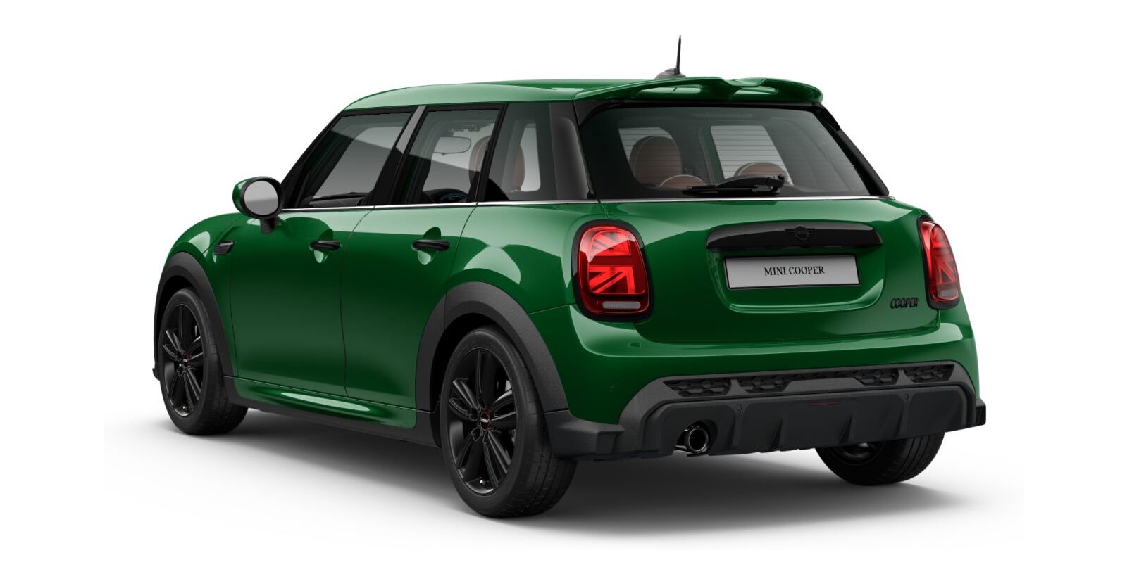 MINI MINI 5-Türer in Grün von hinten