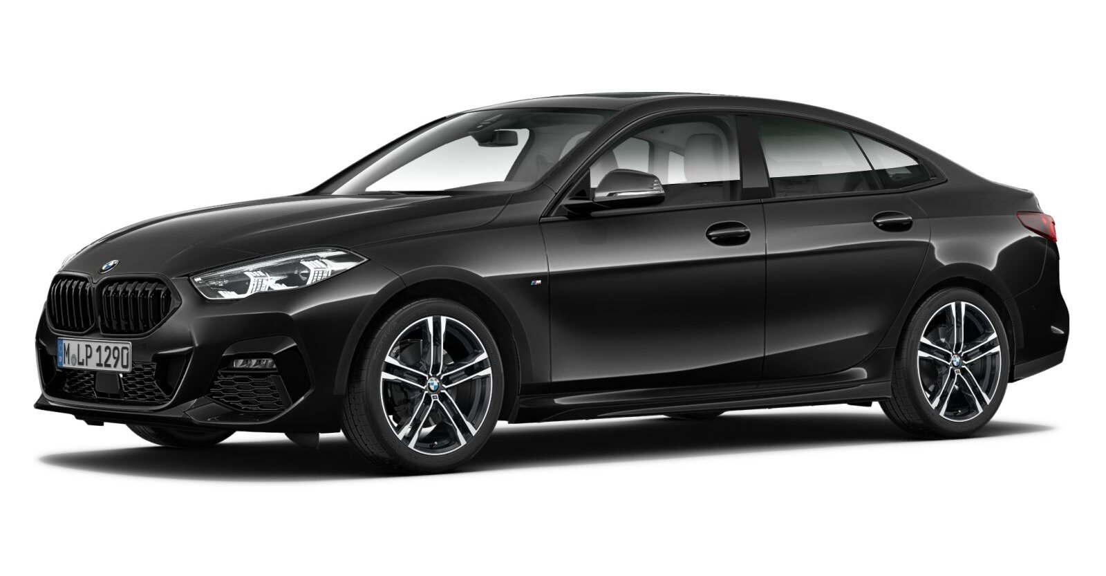 BMW BMW 2er in Schwarz von vorne BMW BMW 2er in Schwarz von vorne