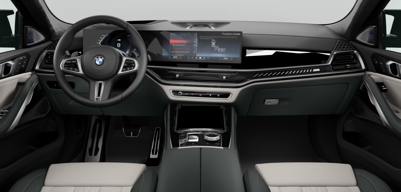 BMW BMW X im Innenraum von vorne