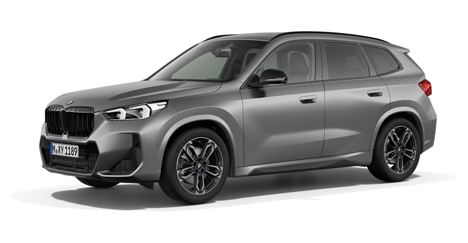 BMW X1 xDrive23d in Grau von vorne BMW X1 xDrive23d in Grau von vorne