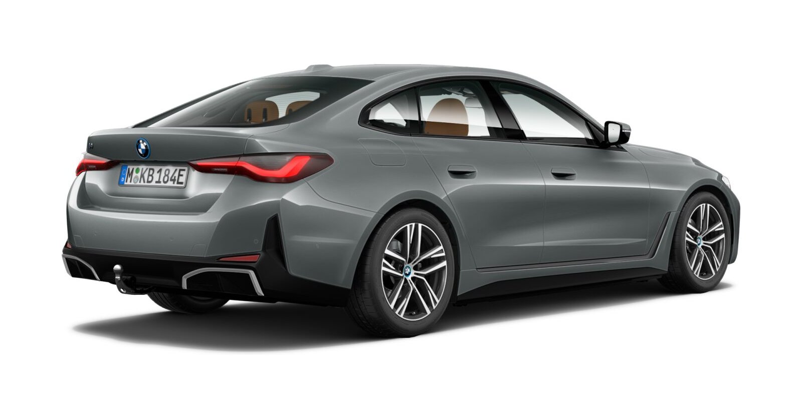 BMW BMW I in Grau von hinten BMW BMW I in Grau von hinten