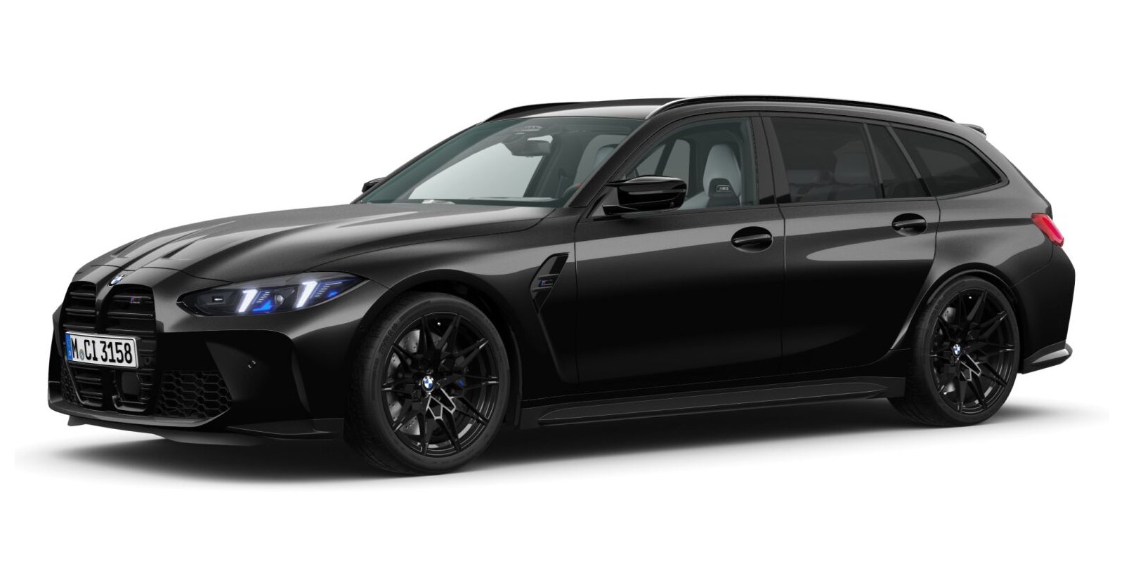BMW BMW M in Schwarz von vorne BMW BMW M in Schwarz von vorne