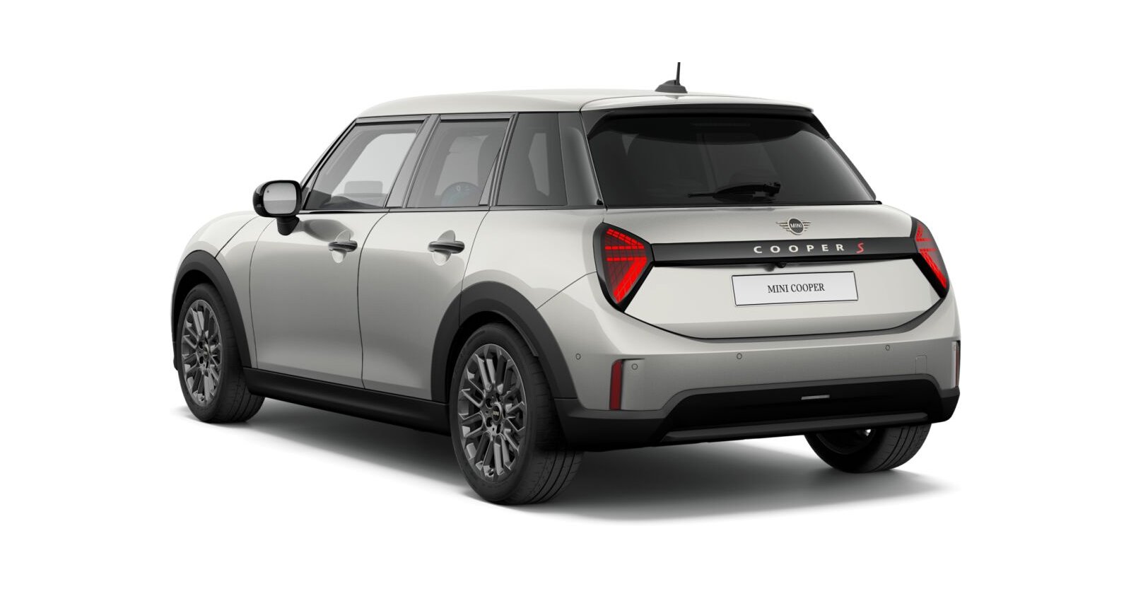 MINI MINI 5-Türer in Silber von hinten MINI MINI 5-Türer in Silber von hinten