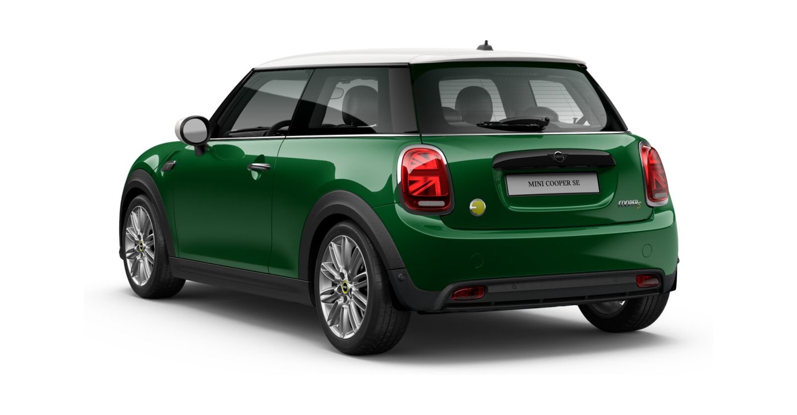 MINI MINI 3-Türer in Grün von hinten MINI MINI 3-Türer in Grün von hinten