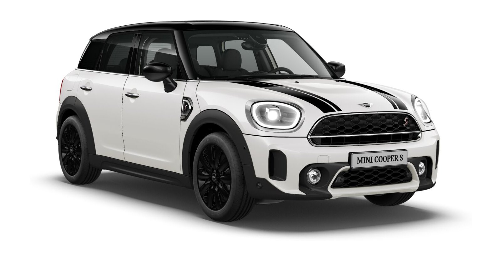 MINI Cooper S Countryman ALL4 in Weiß von vorne MINI Cooper S Countryman ALL4 in Weiß von vorne