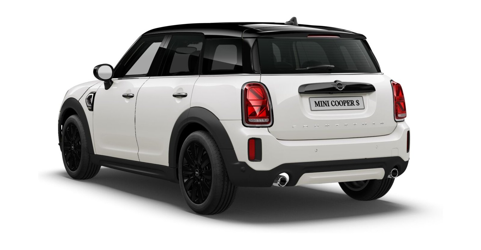 MINI MINI Countryman in Weiß von hinten MINI MINI Countryman in Weiß von hinten