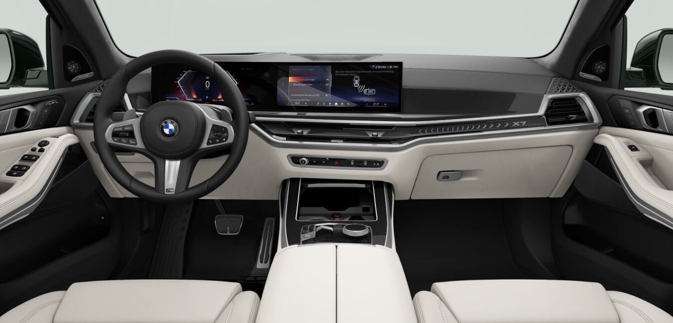 BMW BMW X im Innenraum von vorne
