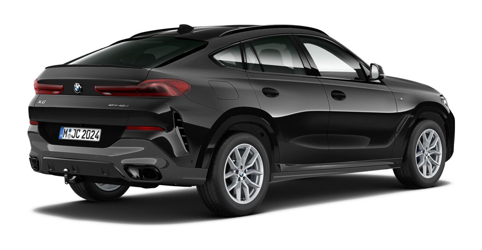 BMW BMW X in Schwarz von hinten BMW BMW X in Schwarz von hinten