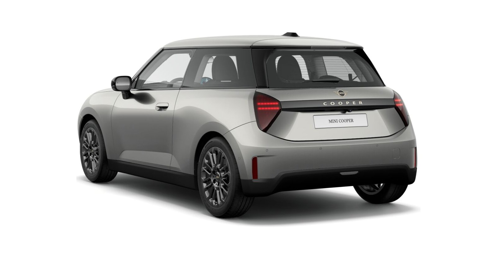 MINI MINI 3-Türer in Silber von hinten MINI MINI 3-Türer in Silber von hinten