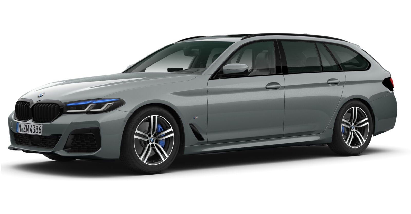 BMW BMW 5er in Grau von vorne BMW BMW 5er in Grau von vorne