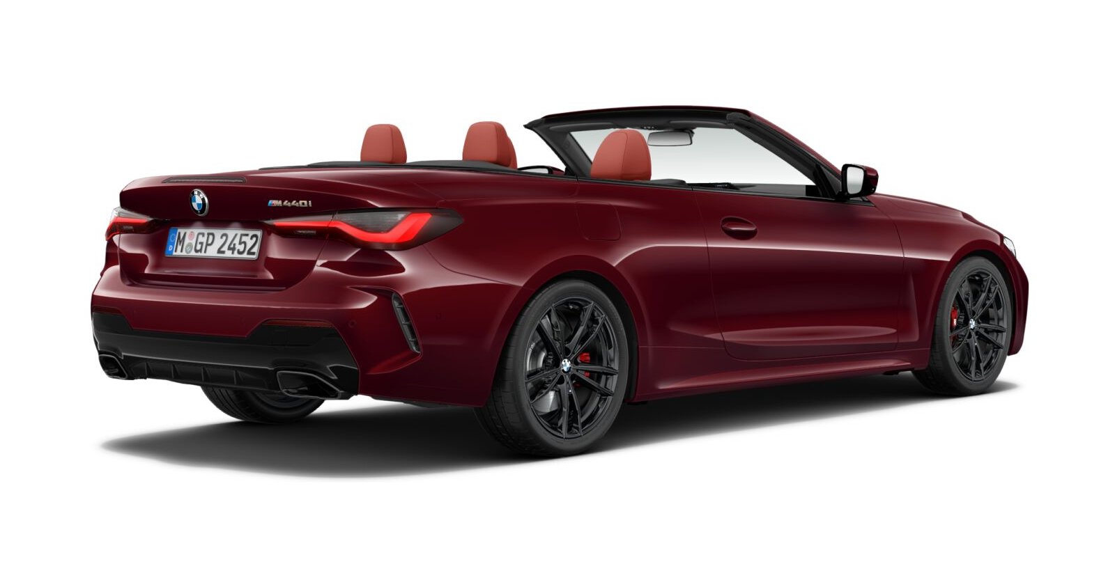BMW BMW 4er in Rot von hinten BMW BMW 4er in Rot von hinten