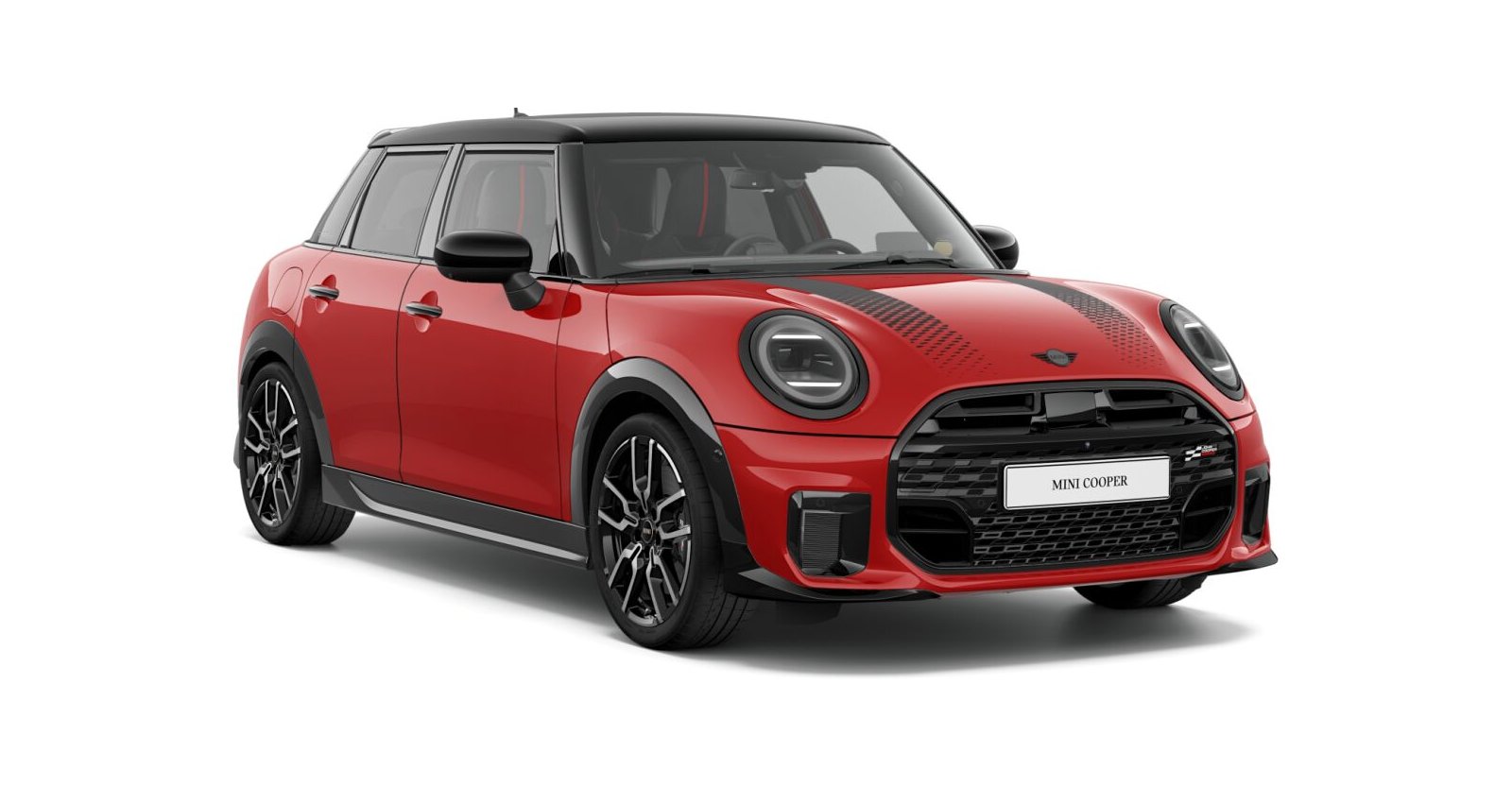 MINI Cooper S in Rot von vorne MINI Cooper S in Rot von vorne