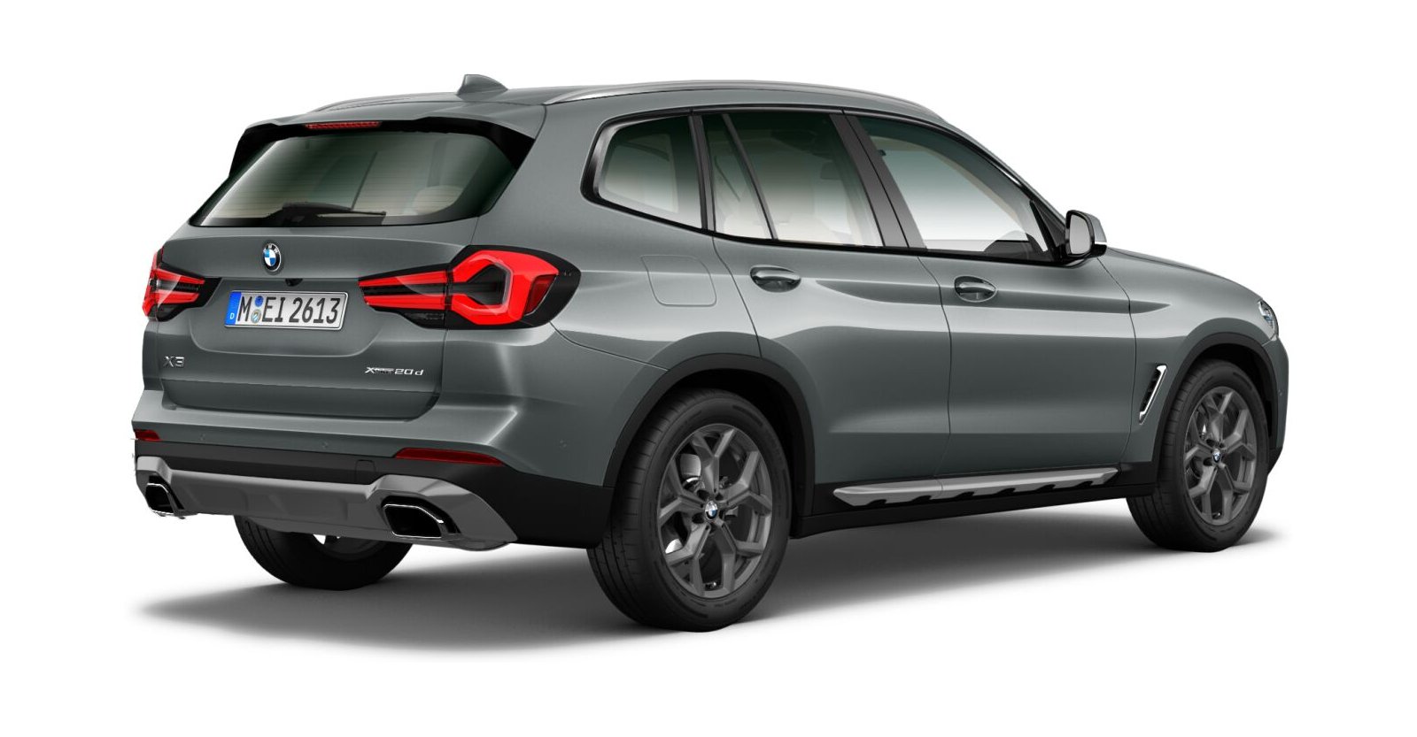 BMW BMW X in Grau von hinten BMW BMW X in Grau von hinten