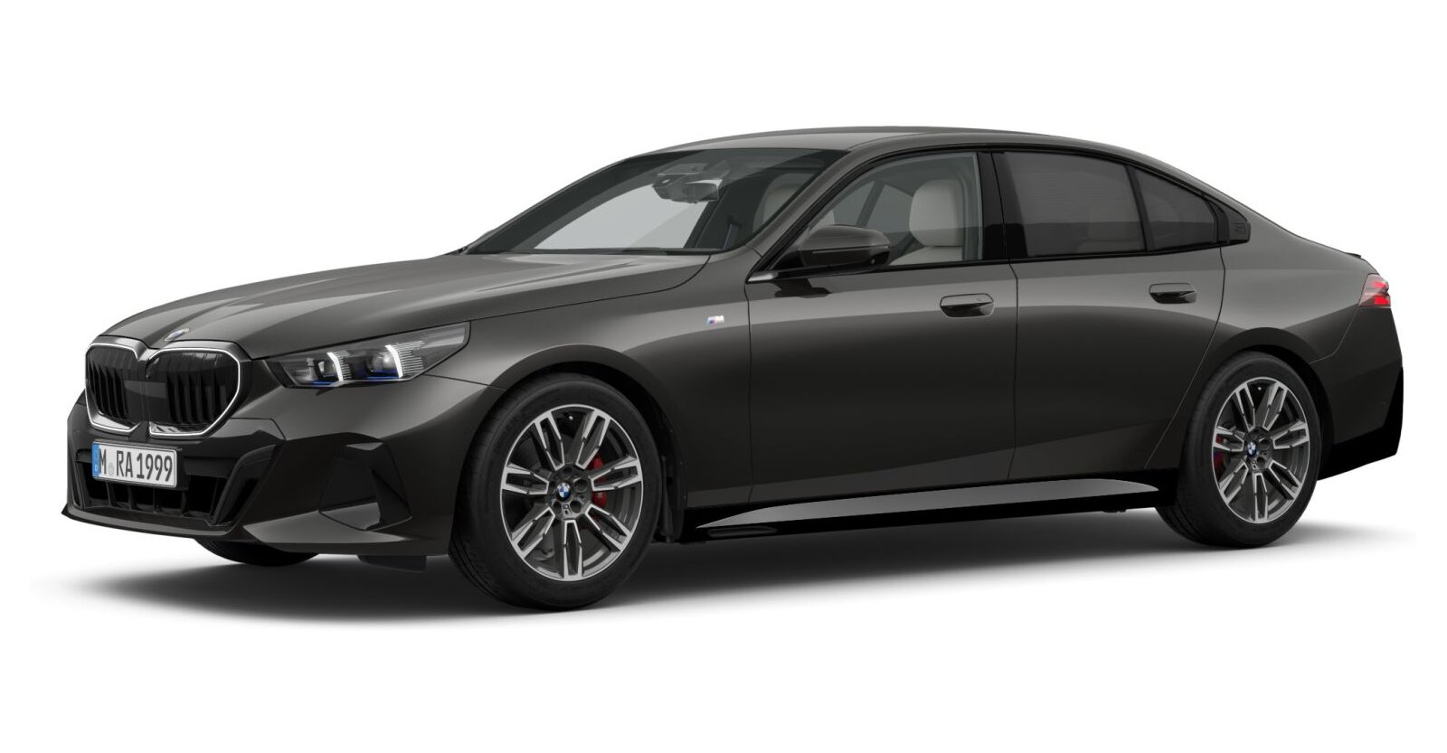 BMW BMW 5er in Grau von vorne