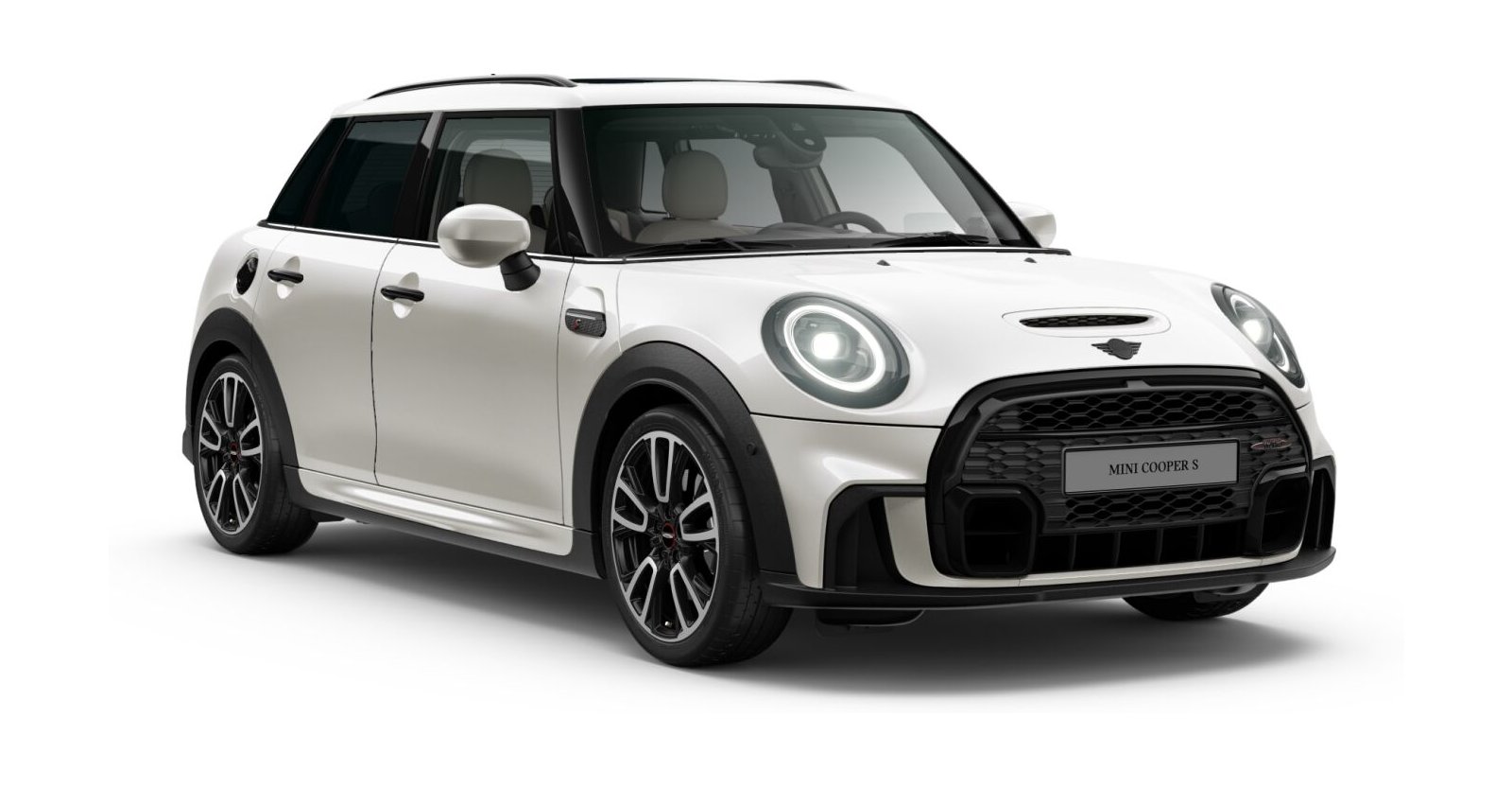 MINI MINI 5-Türer in Weiß von vorne