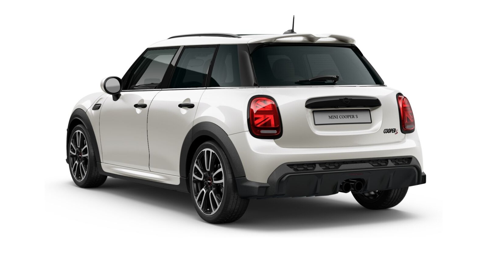 MINI MINI 5-Türer in Weiß von hinten