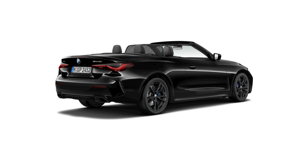 BMW BMW 4er in Schwarz von hinten BMW BMW 4er in Schwarz von hinten