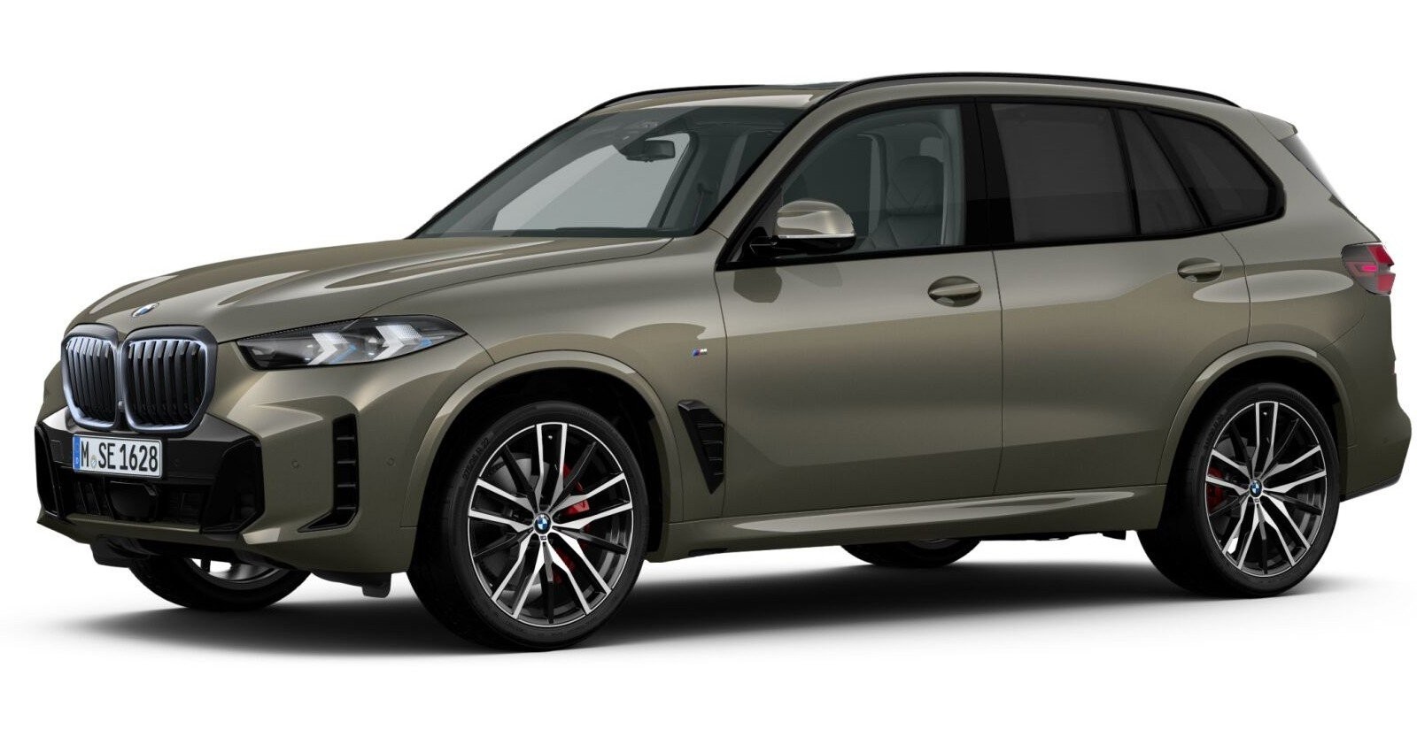 BMW X5 xDrive30d in Grün von vorne BMW X5 xDrive30d in Grün von vorne