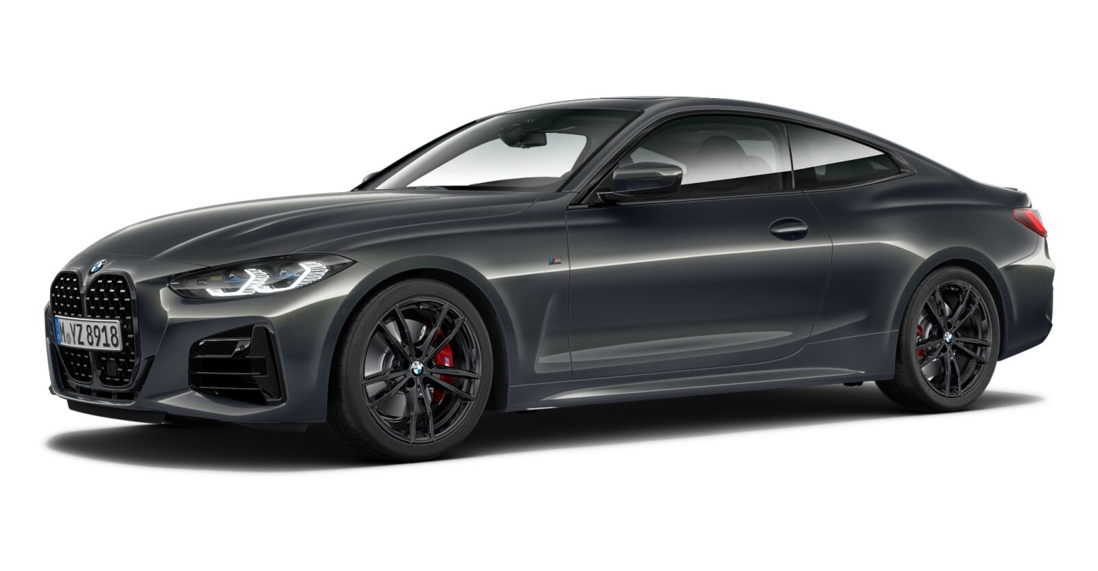 BMW M440i Coupé in Grau von vorne BMW M440i Coupé in Grau von vorne