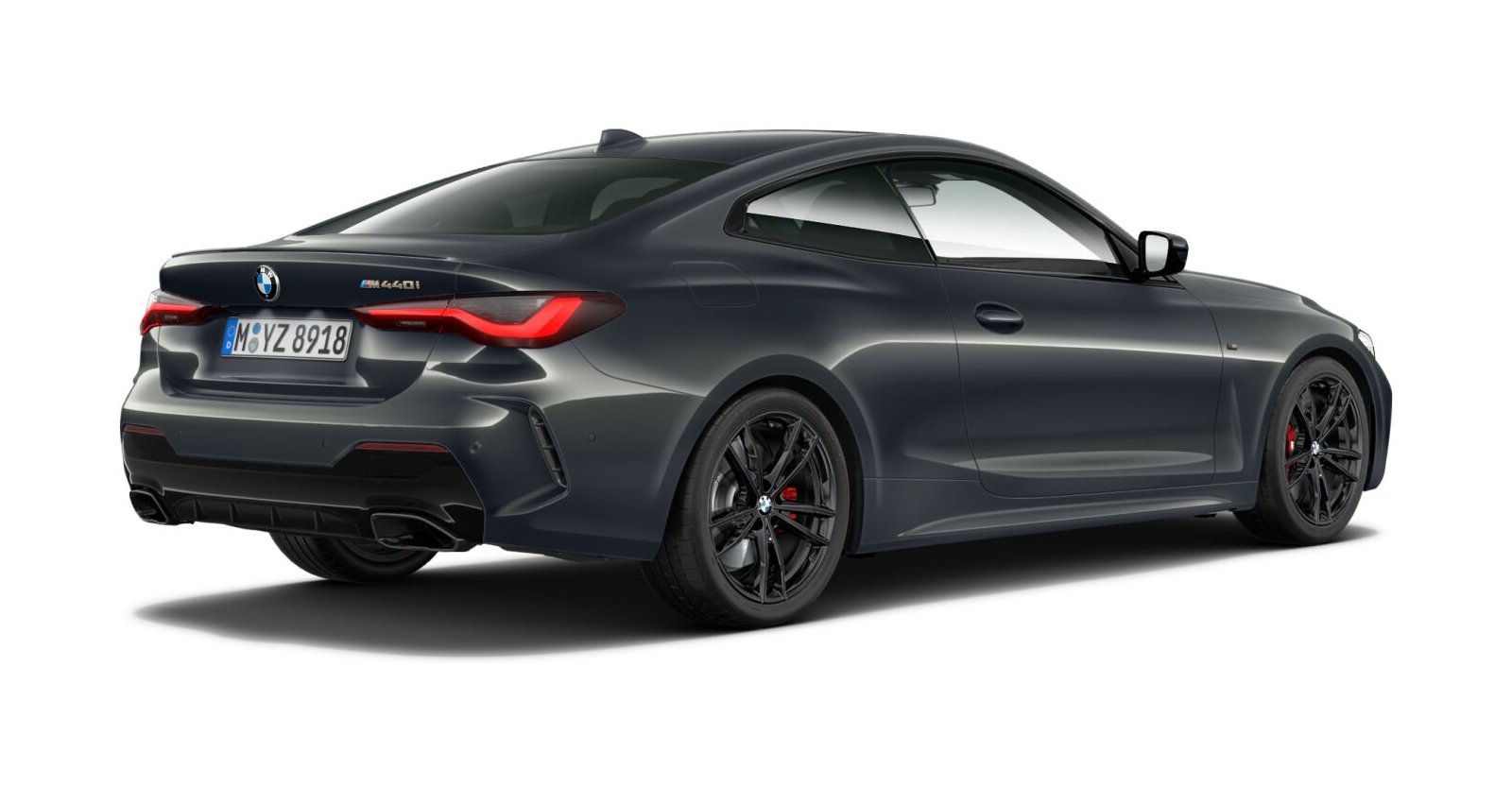 BMW BMW 4er in Grau von hinten BMW BMW 4er in Grau von hinten