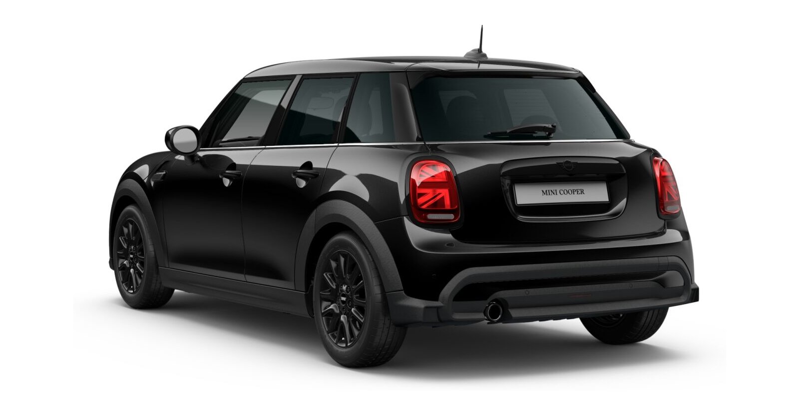 MINI MINI 5-Türer in Schwarz von hinten