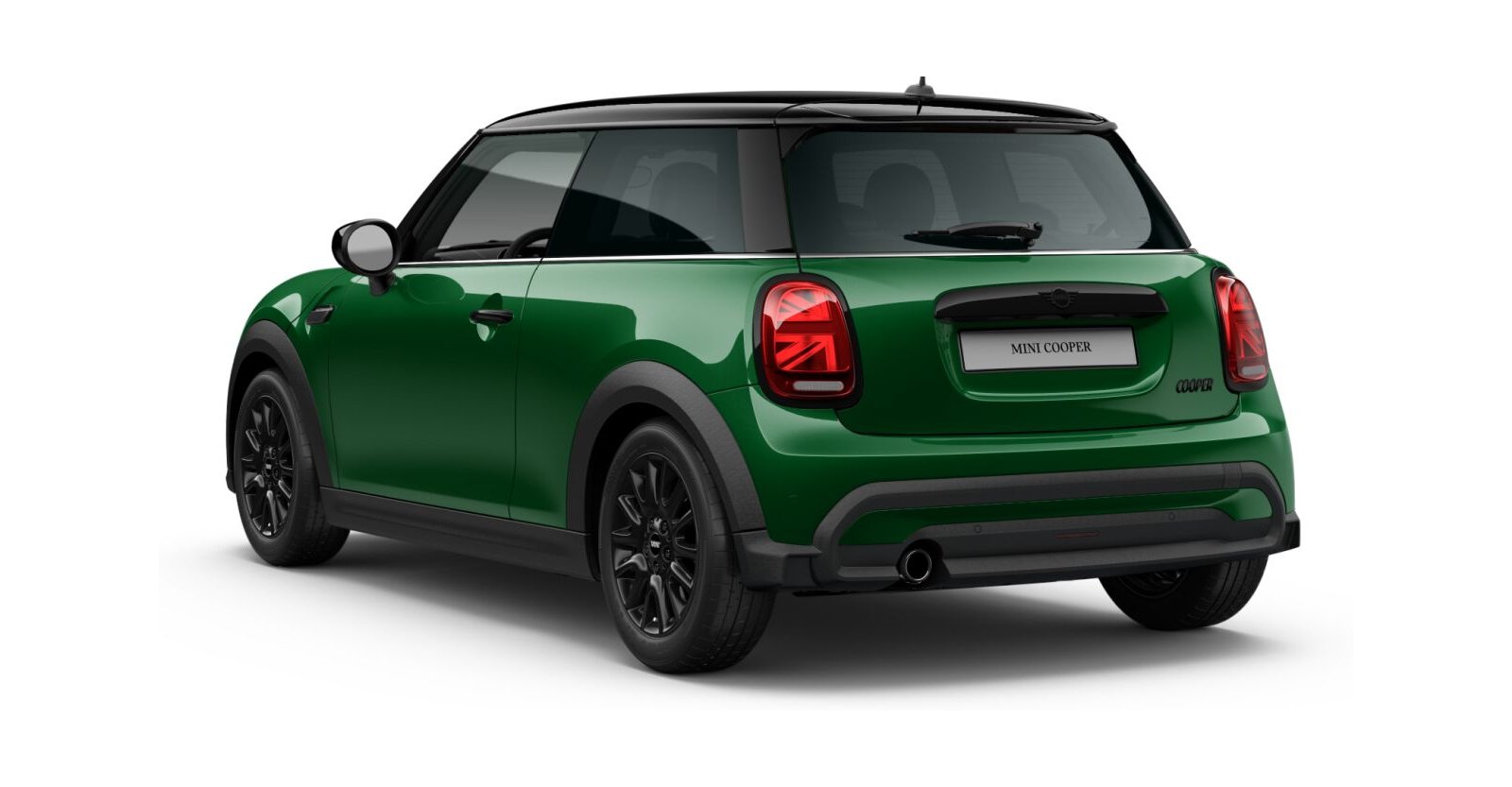MINI MINI 3-Türer in Grün von hinten MINI MINI 3-Türer in Grün von hinten