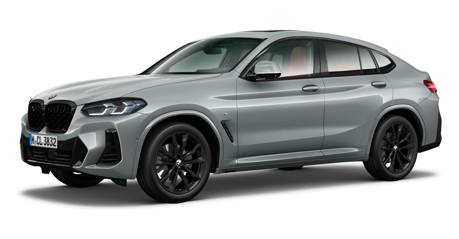 BMW X4 xDrive20d in Grau von vorne BMW X4 xDrive20d in Grau von vorne
