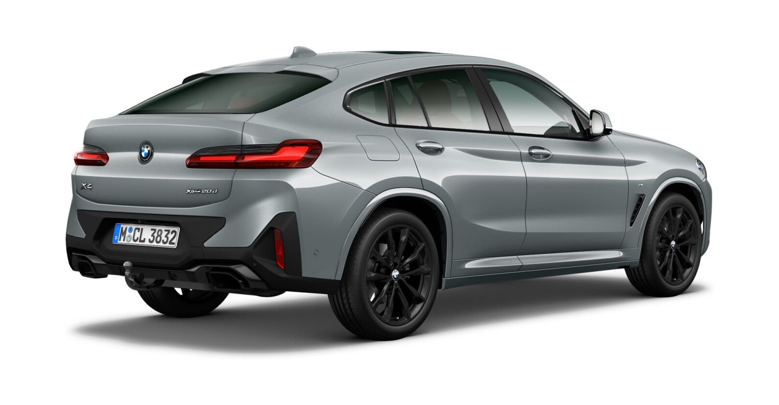 BMW BMW X in Grau von hinten