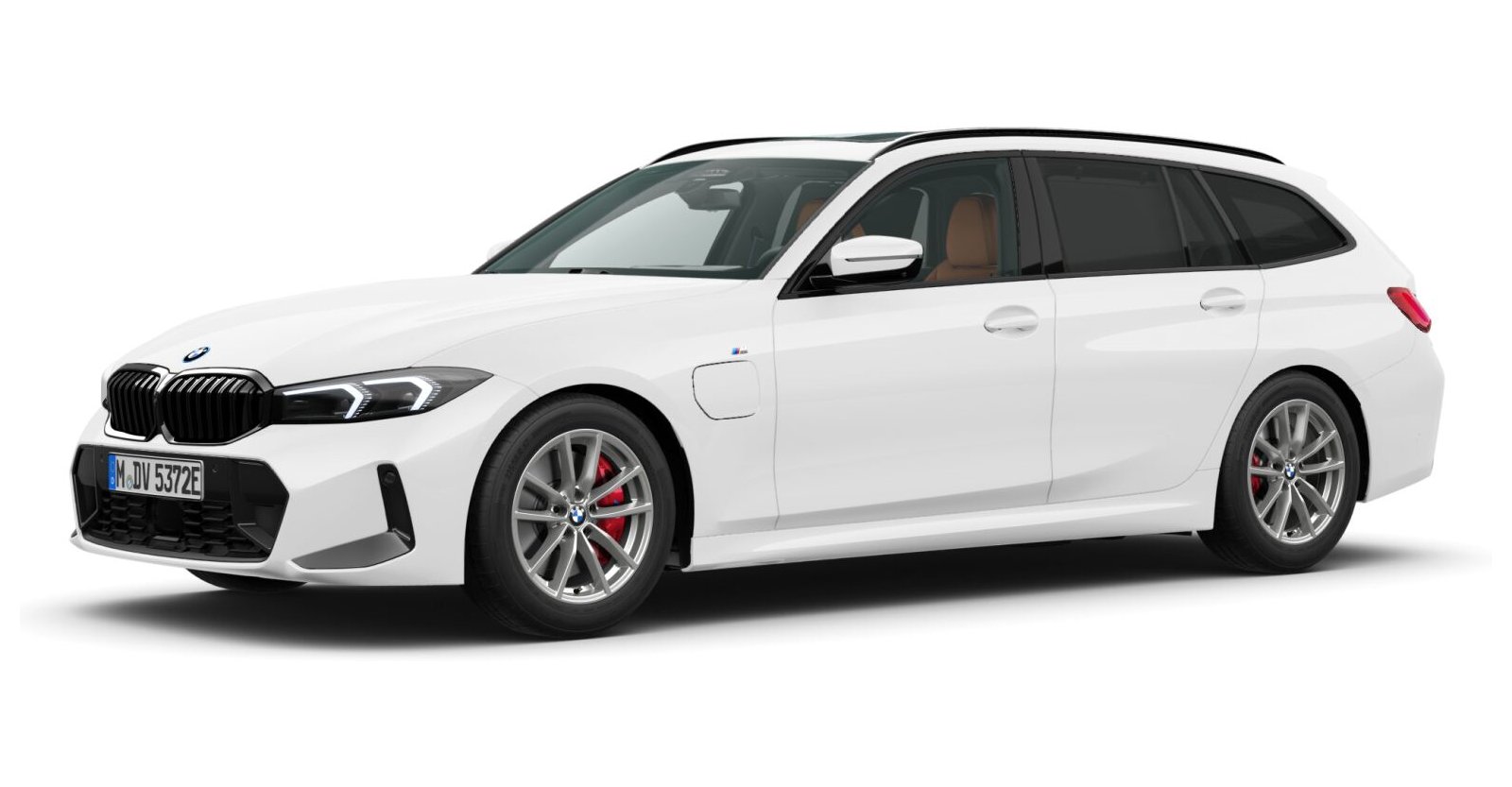 BMW BMW 3er in Weiß von vorne BMW BMW 3er in Weiß von vorne