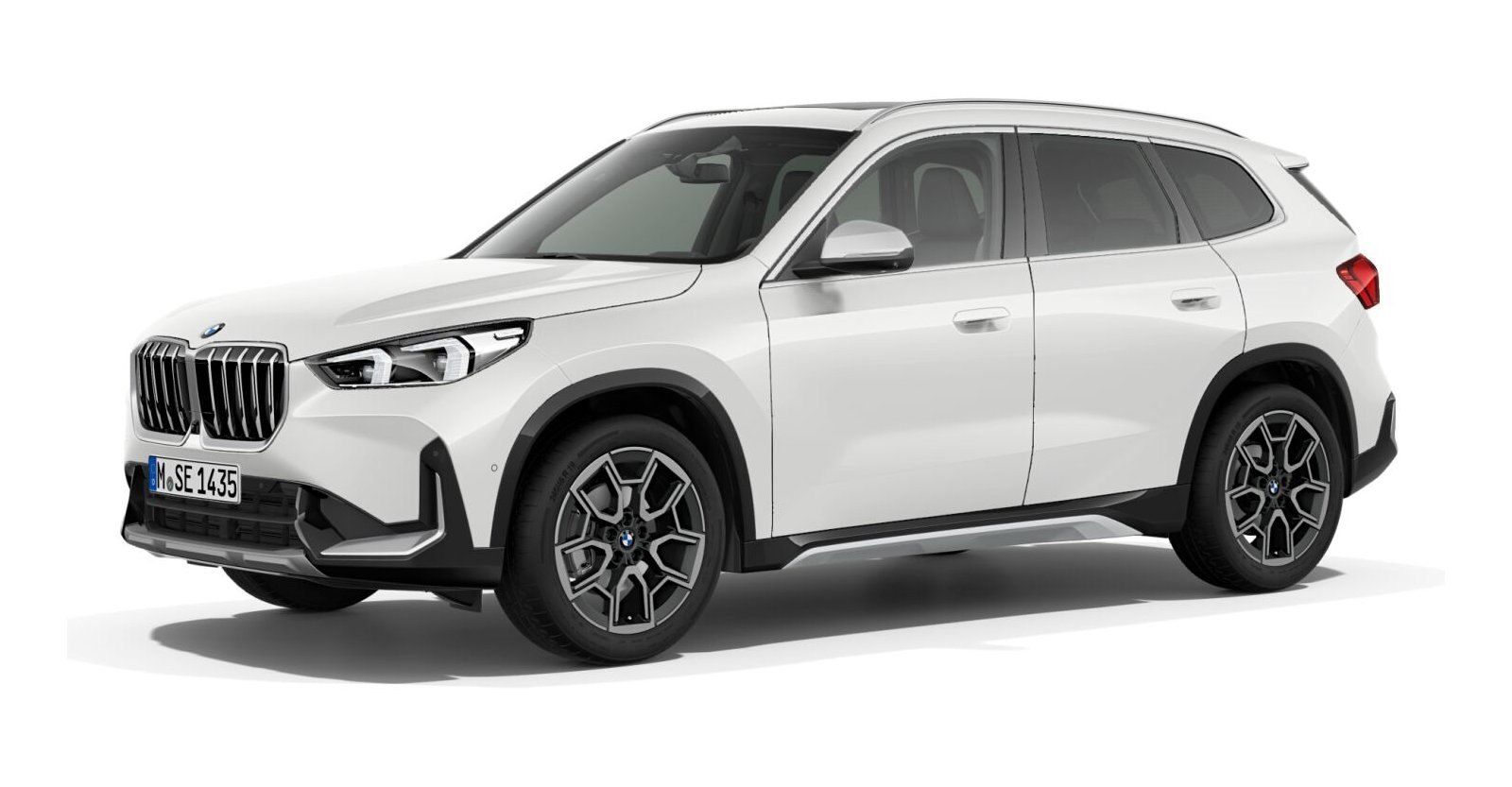 BMW X1 sDrive20i in Weiß von vorne BMW X1 sDrive20i in Weiß von vorne