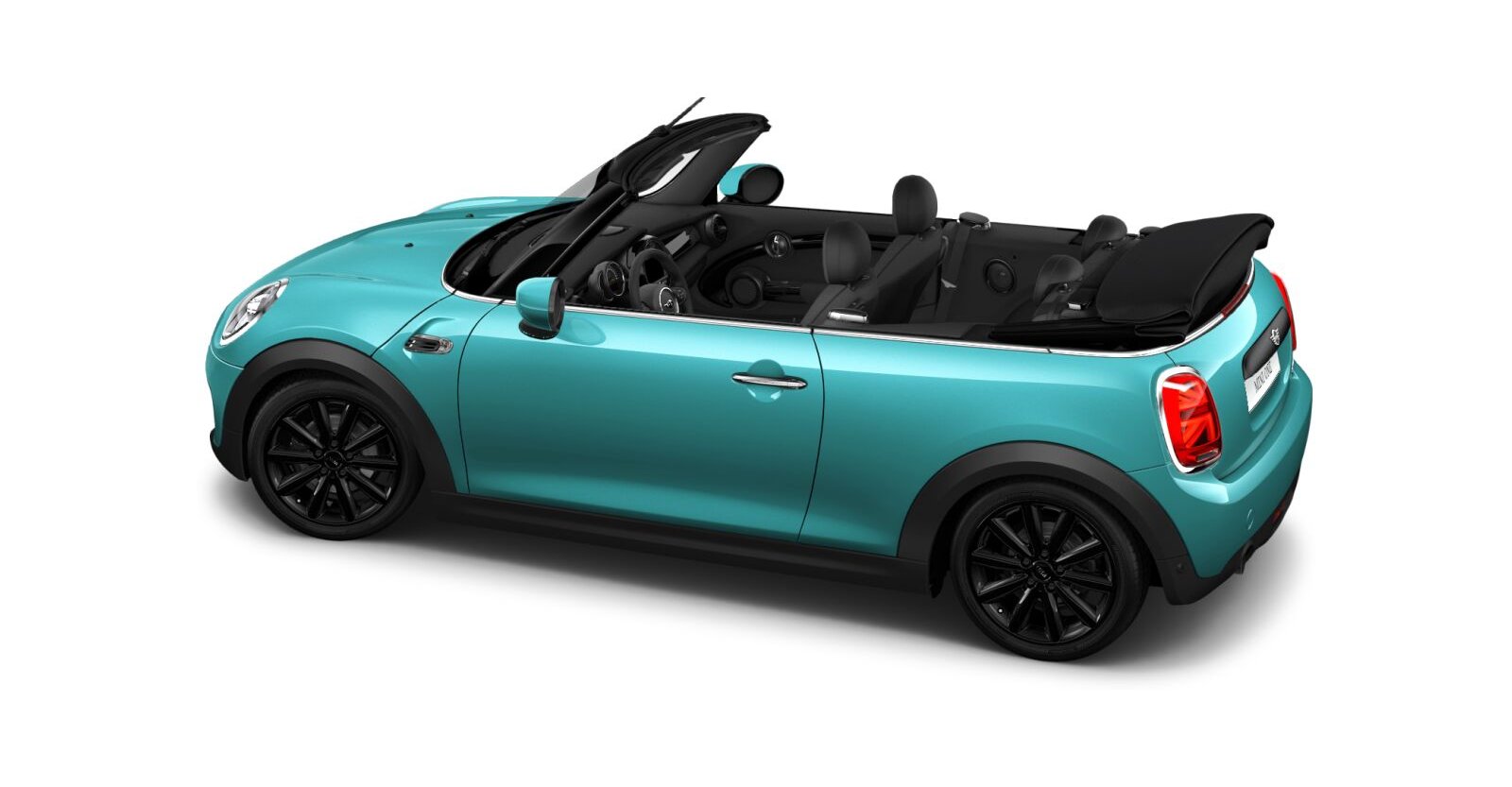 MINI MINI Cabrio in Grün von hinten MINI MINI Cabrio in Grün von hinten