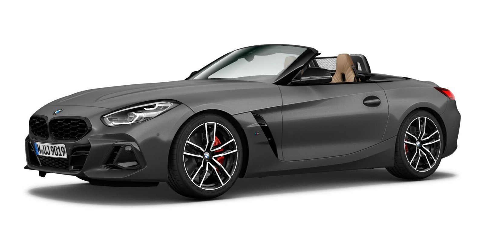 BMW Z4 sDrive30i in Grau von vorne
