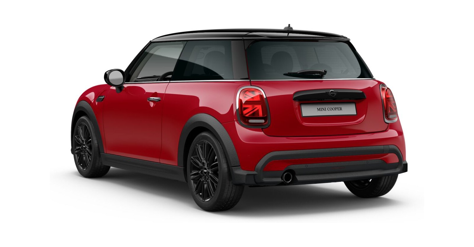 MINI MINI 3-Türer in Rot von hinten MINI MINI 3-Türer in Rot von hinten