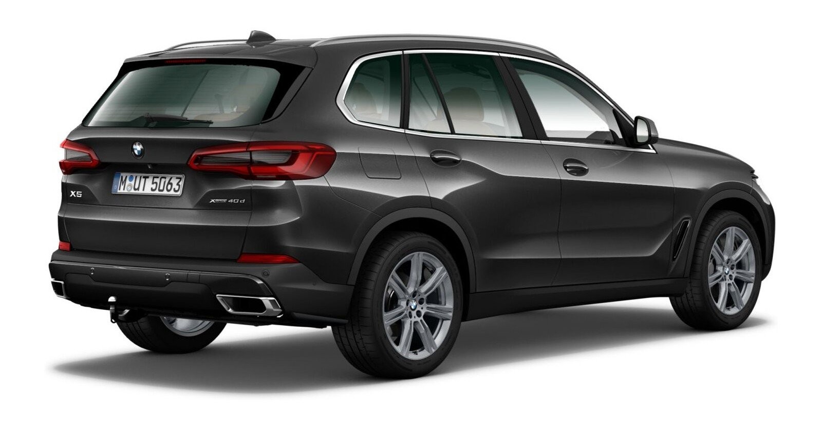BMW BMW X in Grau von hinten BMW BMW X in Grau von hinten