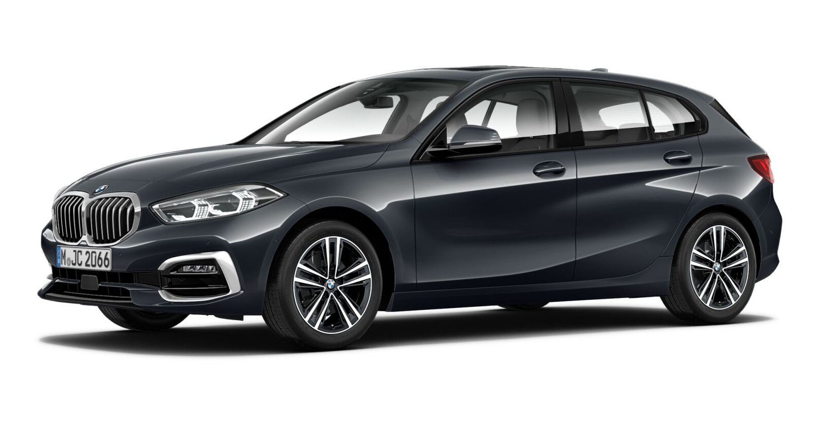 BMW BMW 1er in Grau von vorne BMW BMW 1er in Grau von vorne