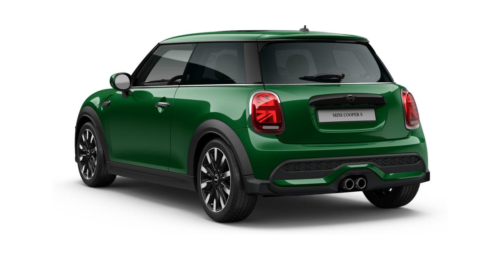 MINI MINI 3-Türer in Grün von hinten MINI MINI 3-Türer in Grün von hinten