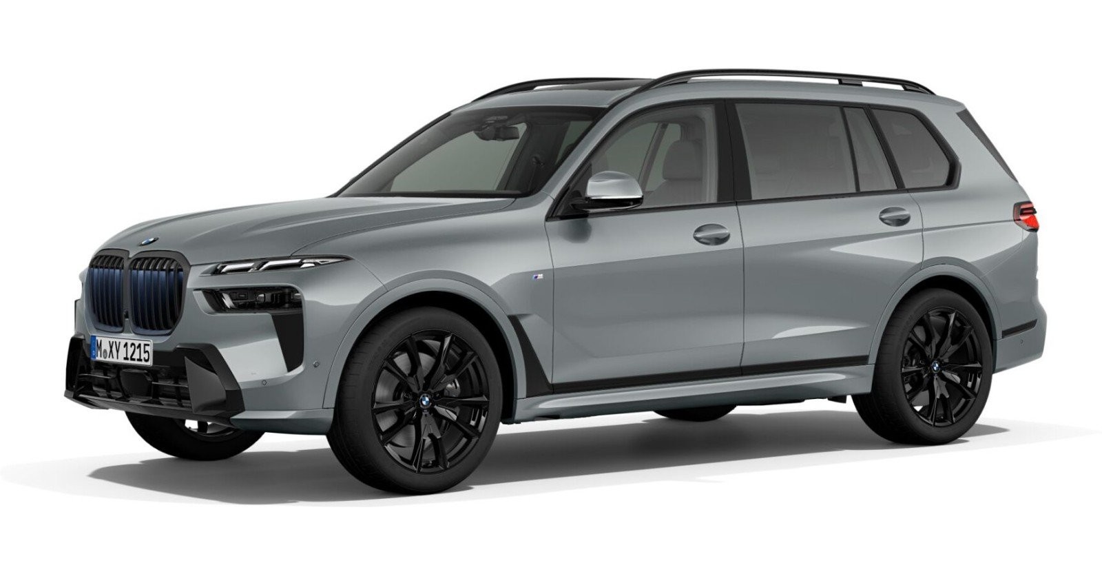 BMW X7 xDrive40d in Grau von vorne BMW X7 xDrive40d in Grau von vorne