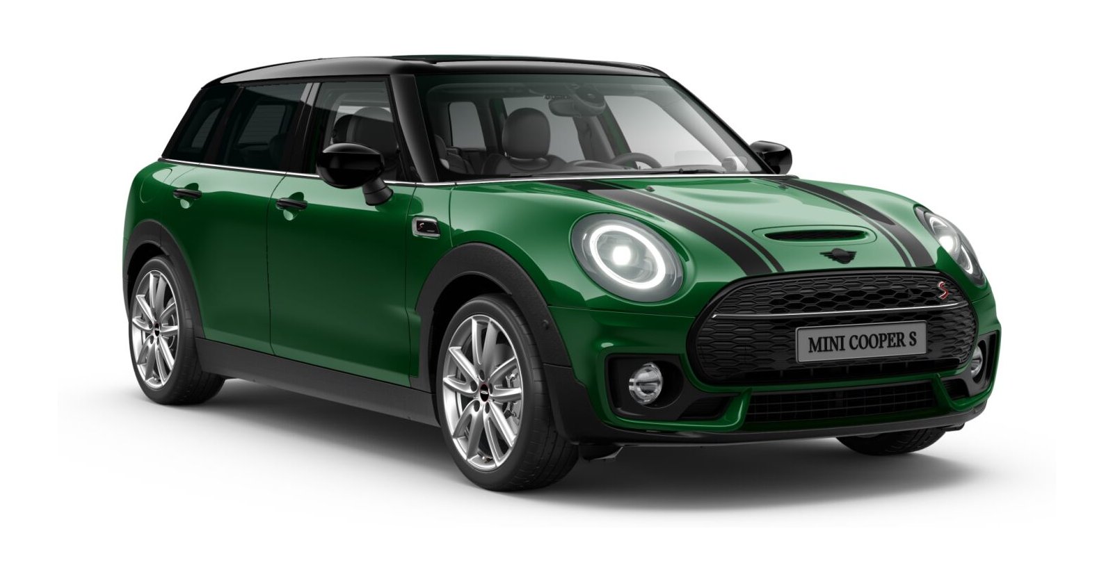 MINI MINI Clubman in Grün von vorne MINI MINI Clubman in Grün von vorne