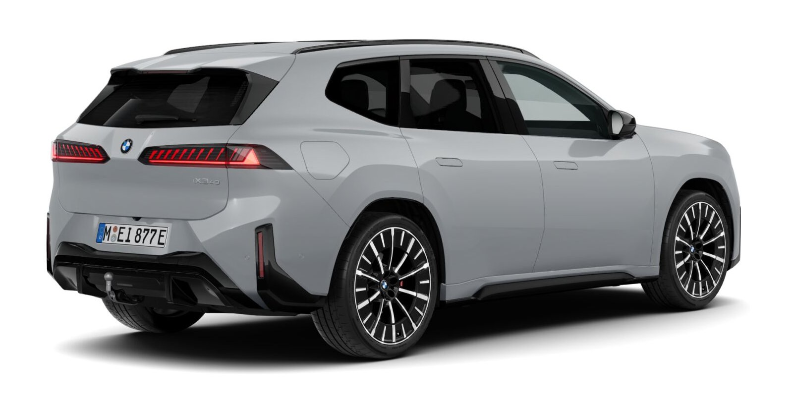 BMW BMW I in Grau von hinten