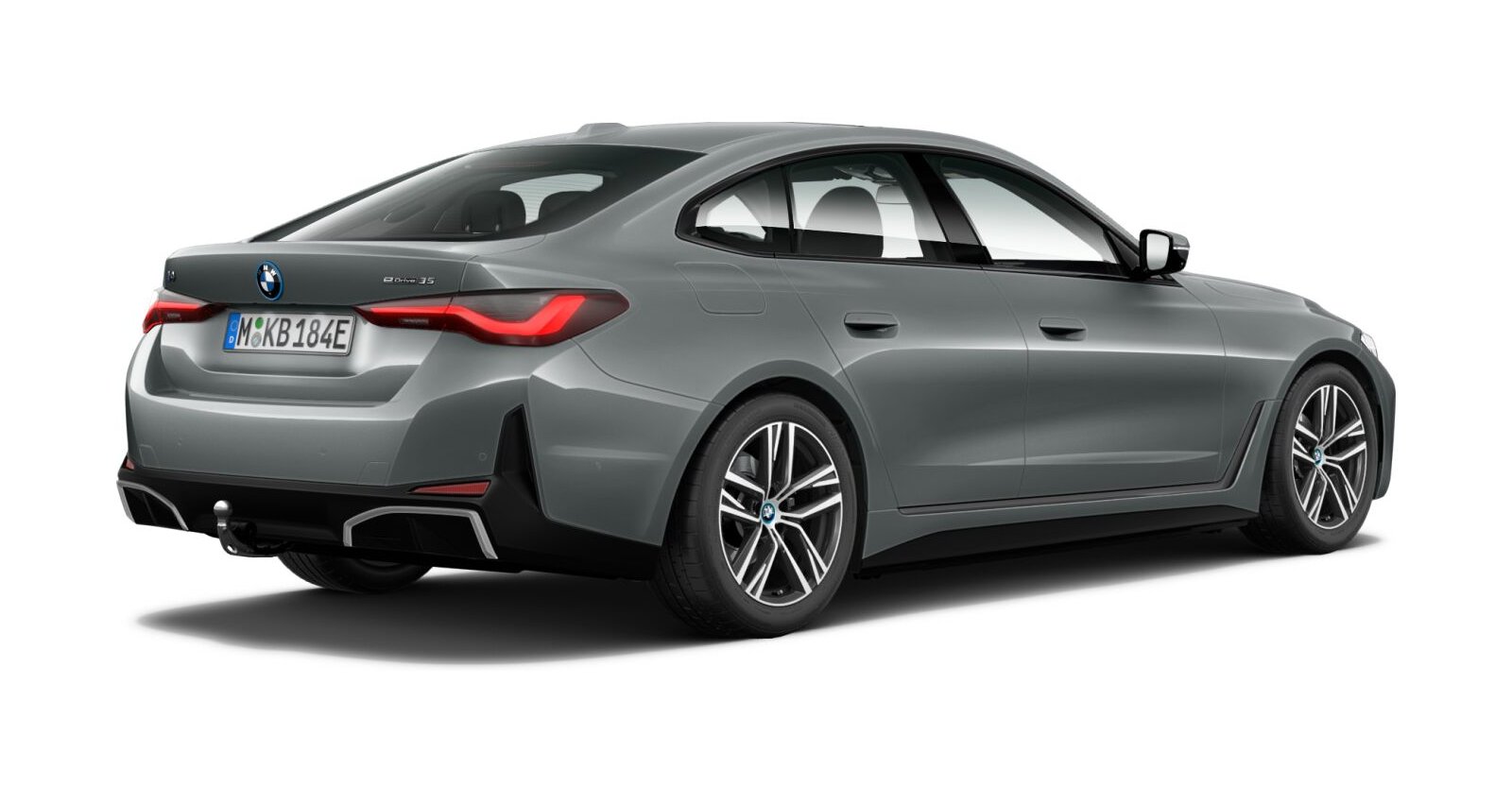 BMW BMW I in Grau von hinten BMW BMW I in Grau von hinten