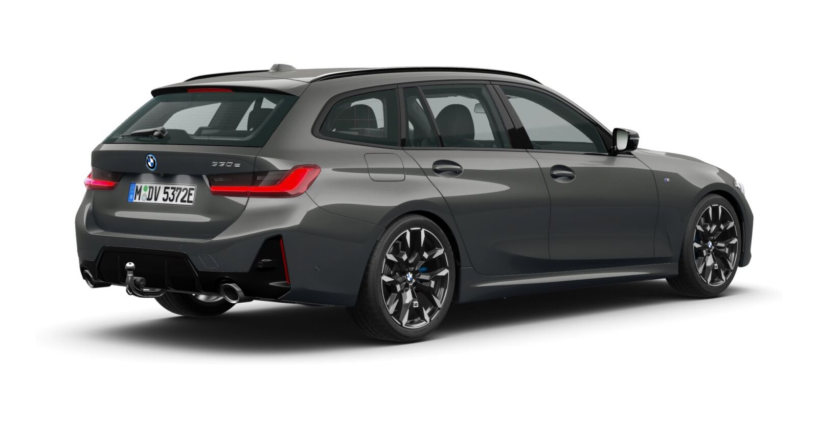 BMW BMW 3er in Grau von hinten