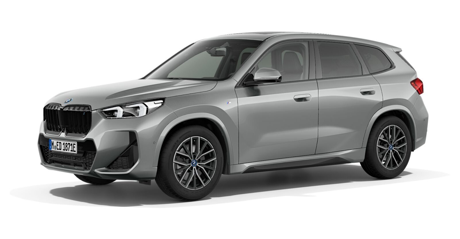 BMW iX1 xDrive30 in Grau von vorne BMW iX1 xDrive30 in Grau von vorne