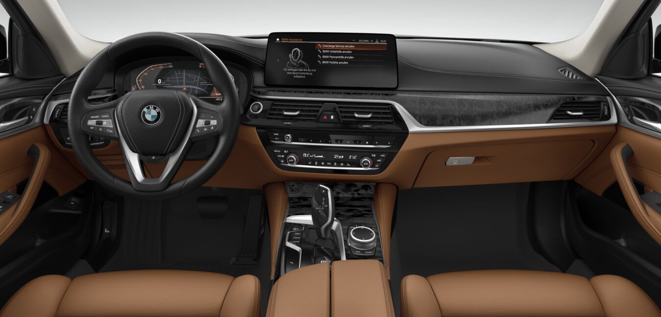 BMW BMW 5er im Innenraum von vorne BMW BMW 5er im Innenraum von vorne