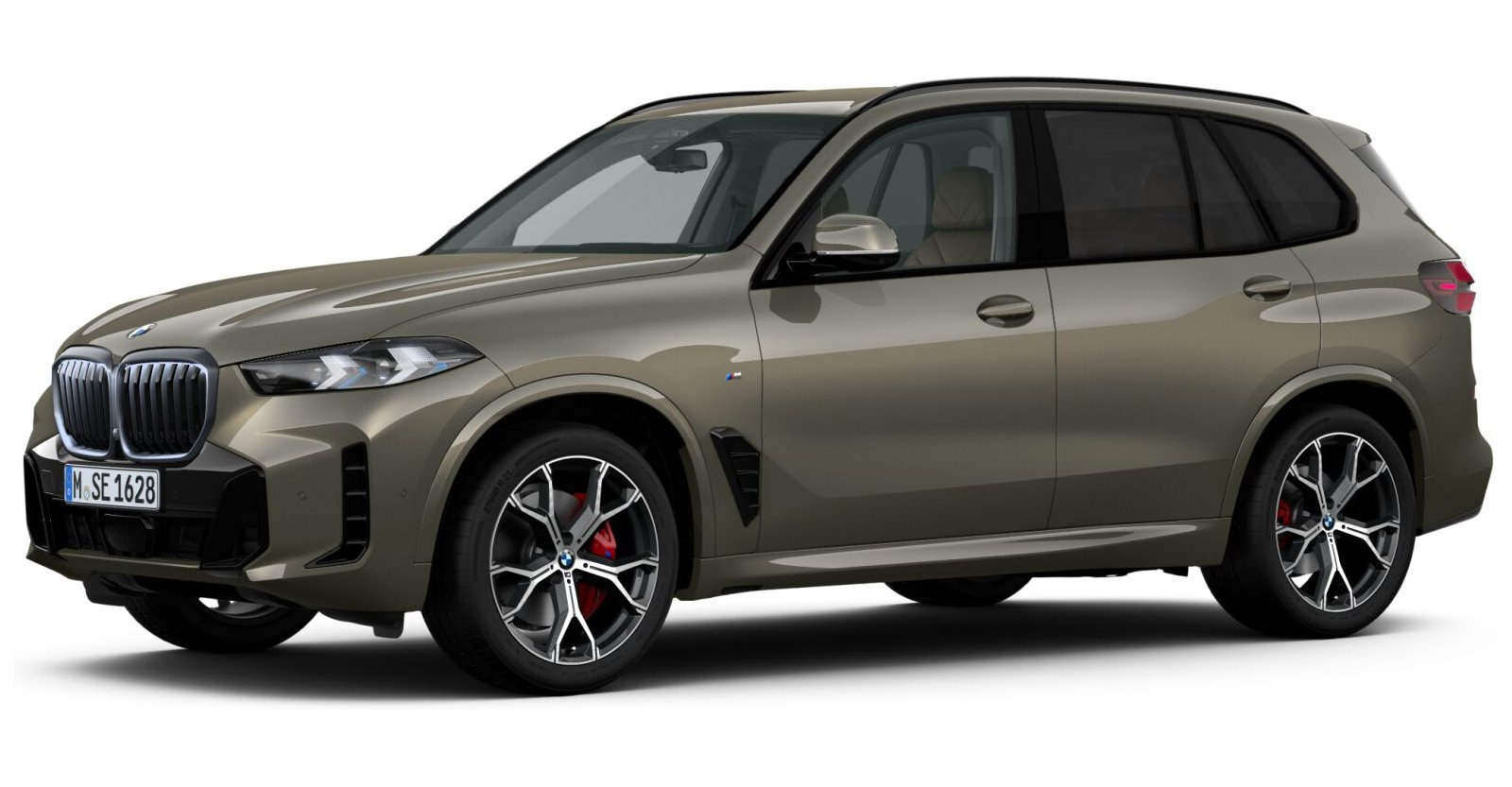 BMW X5 xDrive30d in Grün von vorne BMW X5 xDrive30d in Grün von vorne