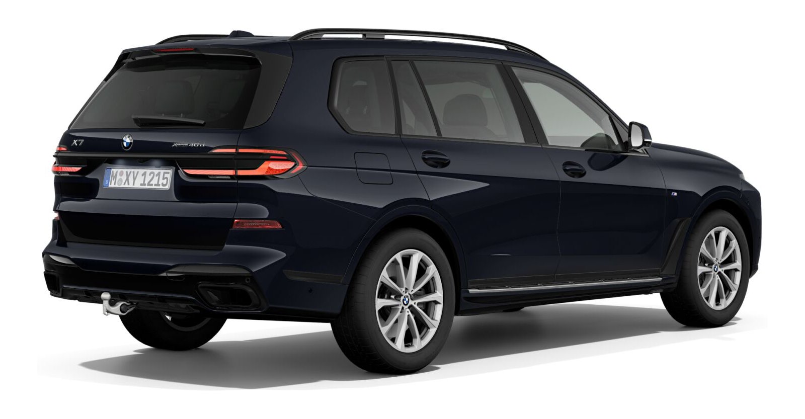 BMW BMW X in Schwarz von hinten BMW BMW X in Schwarz von hinten