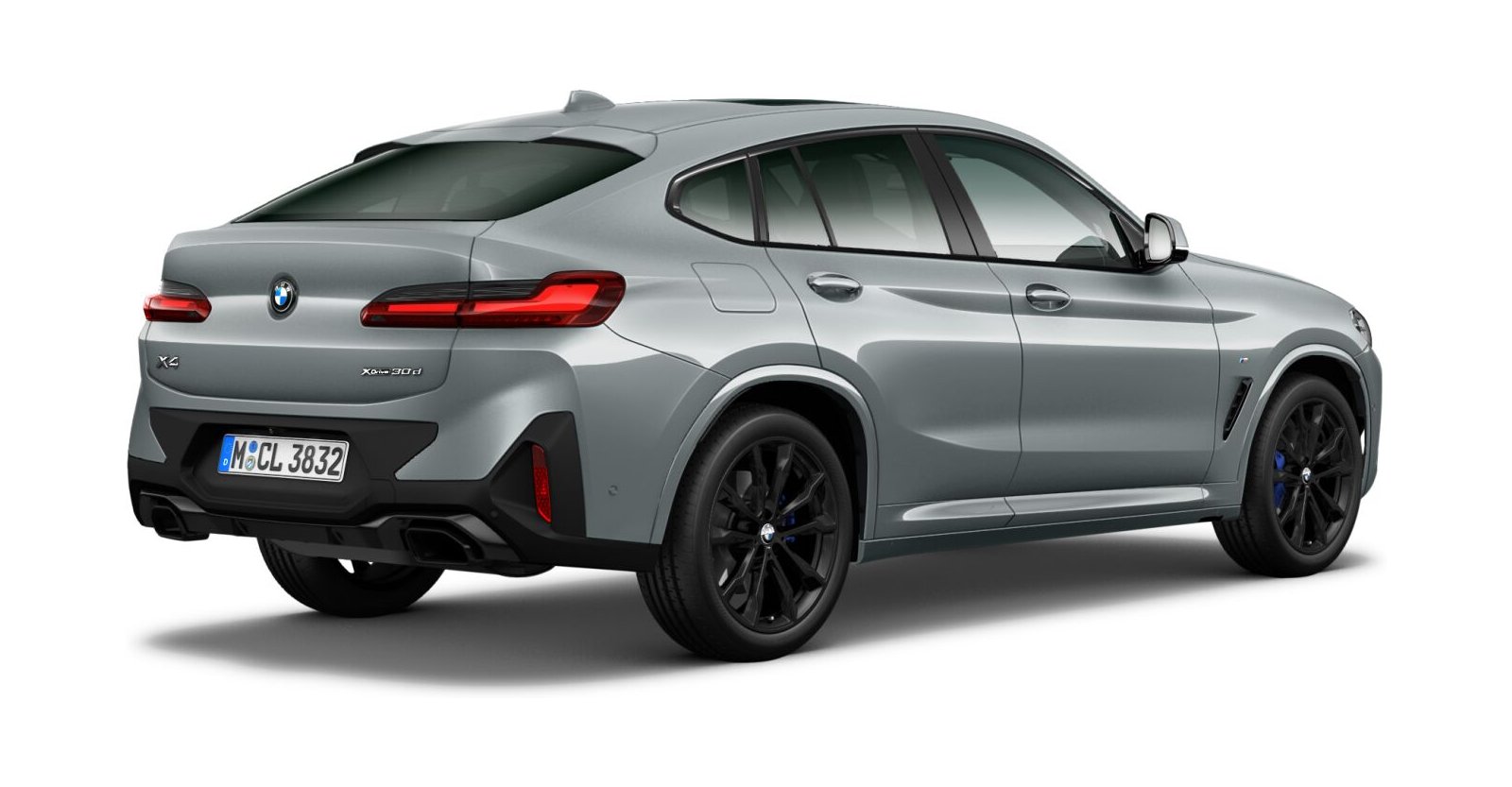 BMW BMW X in Grau von hinten BMW BMW X in Grau von hinten