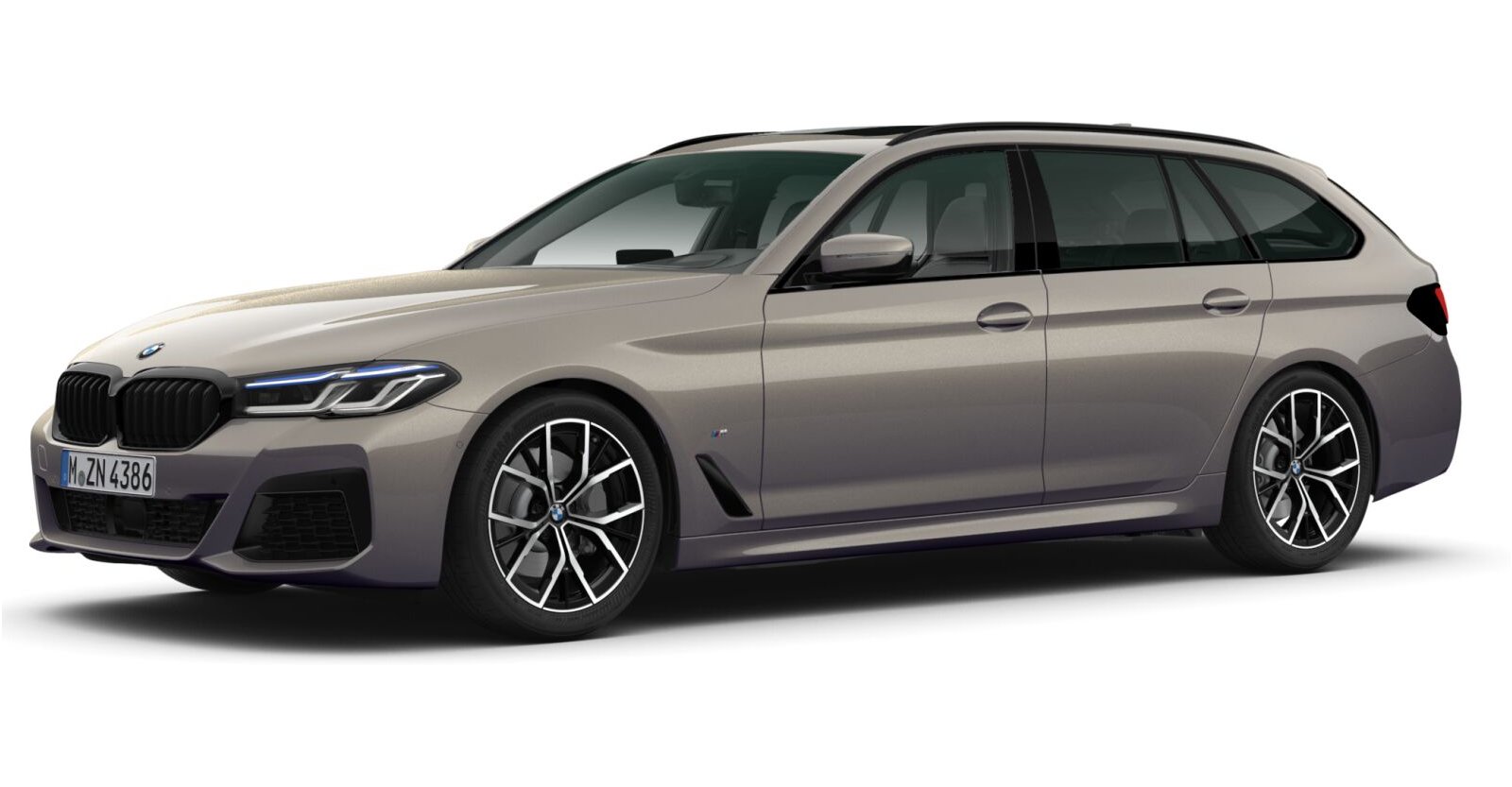 BMW BMW 5er in Grau von vorne BMW BMW 5er in Grau von vorne